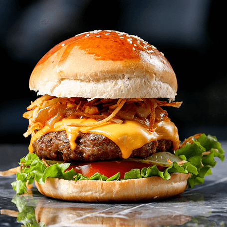 Double mac burger